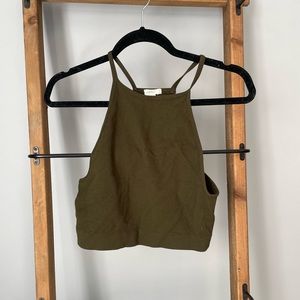GREEN TANK TOP